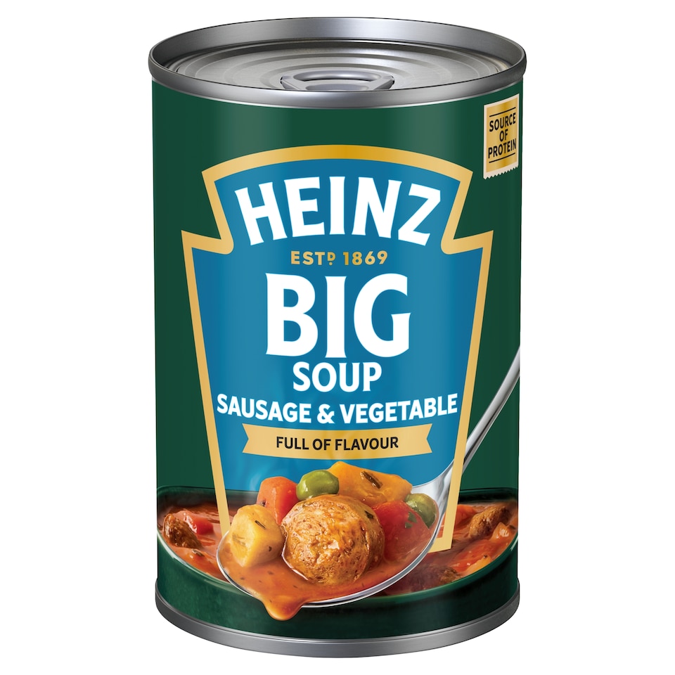image 1 of Heinz Big Soup - Sausage & Veg 400g