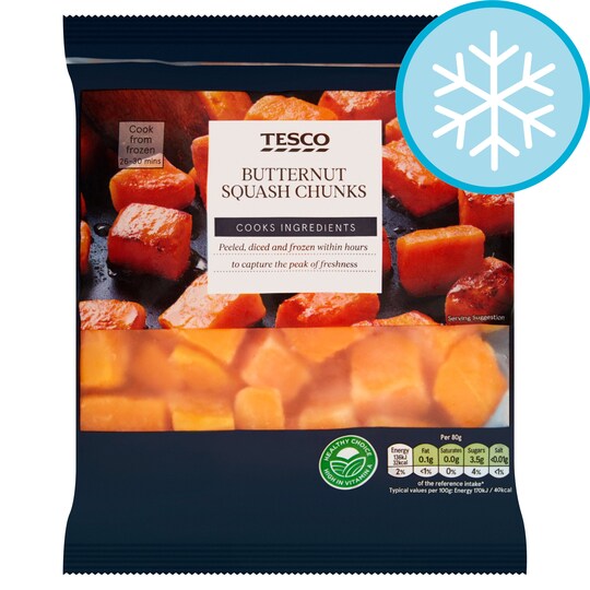 Tesco Butternut Squash Chunks 500G Tesco Groceries