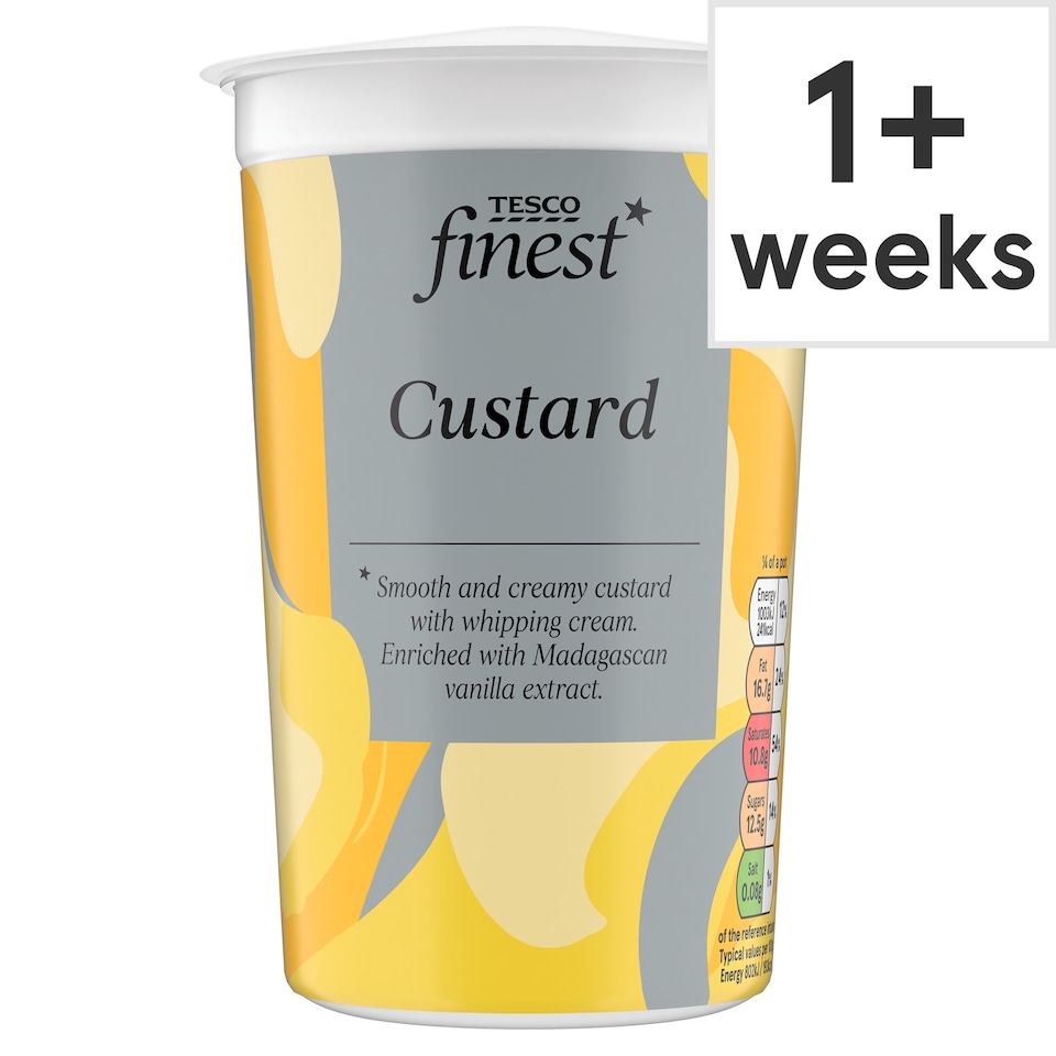 Tesco Finest Custard 500g 