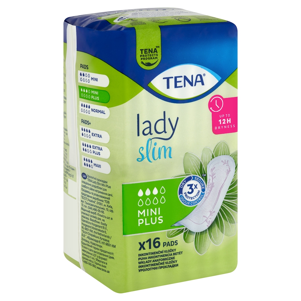 image 1 of Tena Lady Slim Mini Plus Incontinence Pads 16 pcs