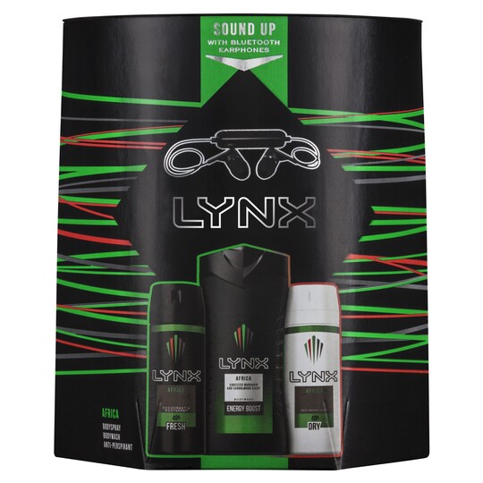 Lynx Africa Trio&Wless Headphone Tesco Groceries