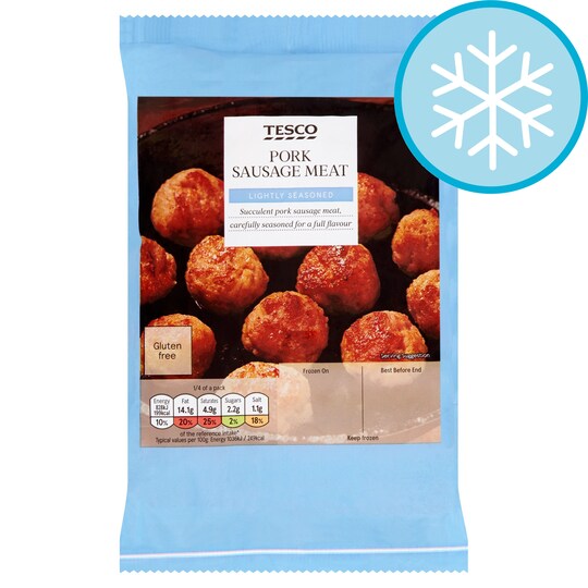 Tesco Pork Sausage Meat 400G Tesco Groceries