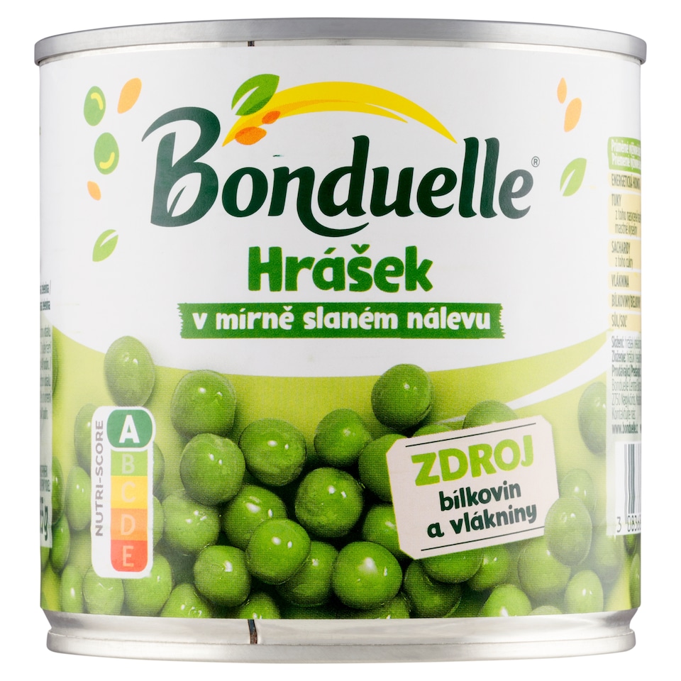Obrázek 1 pro produkt Bonduelle Hrášek v mírně slaném nálevu 400g