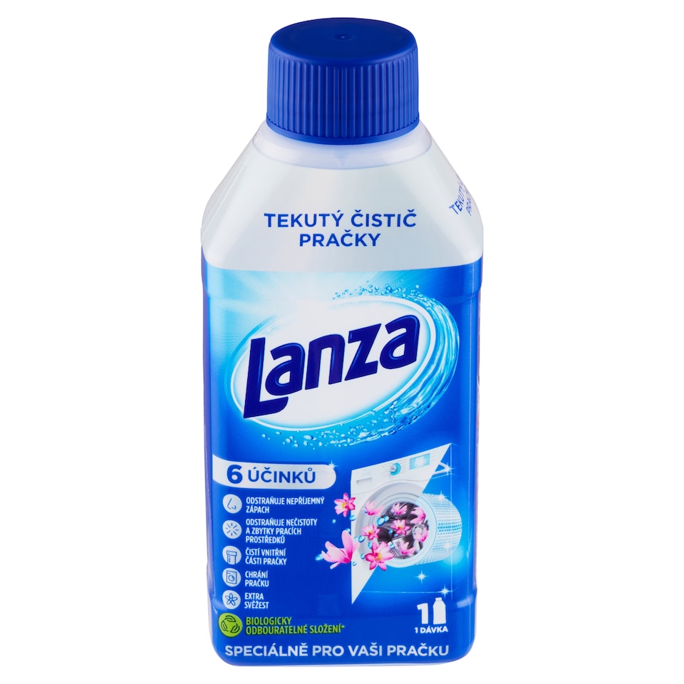 image 1 of Lanza Tekutý čistič práčky - svieža vôňa 250 ml