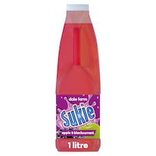 Dale Farm Sukie Sukie Apple & Blackcurrant 1Lt