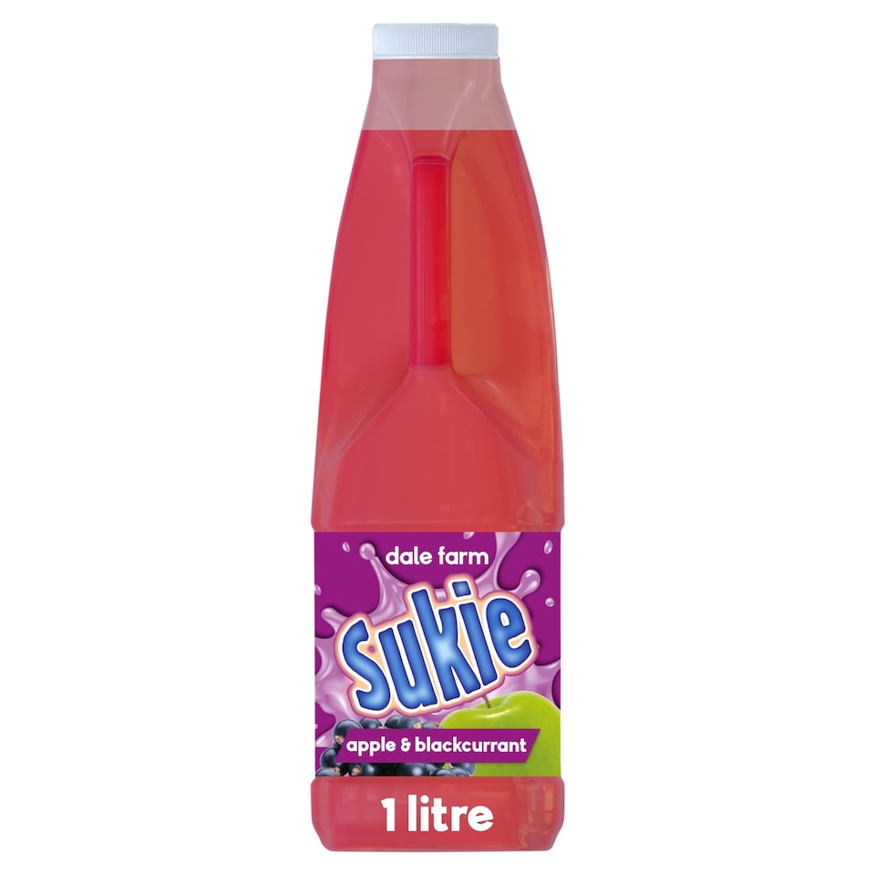 Dale Farm Sukie Sukie Apple & Blackcurrant 1Lt