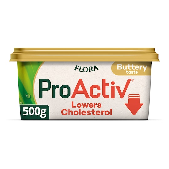 Flora Pro Activ Buttery Spread 500G Tesco Groceries