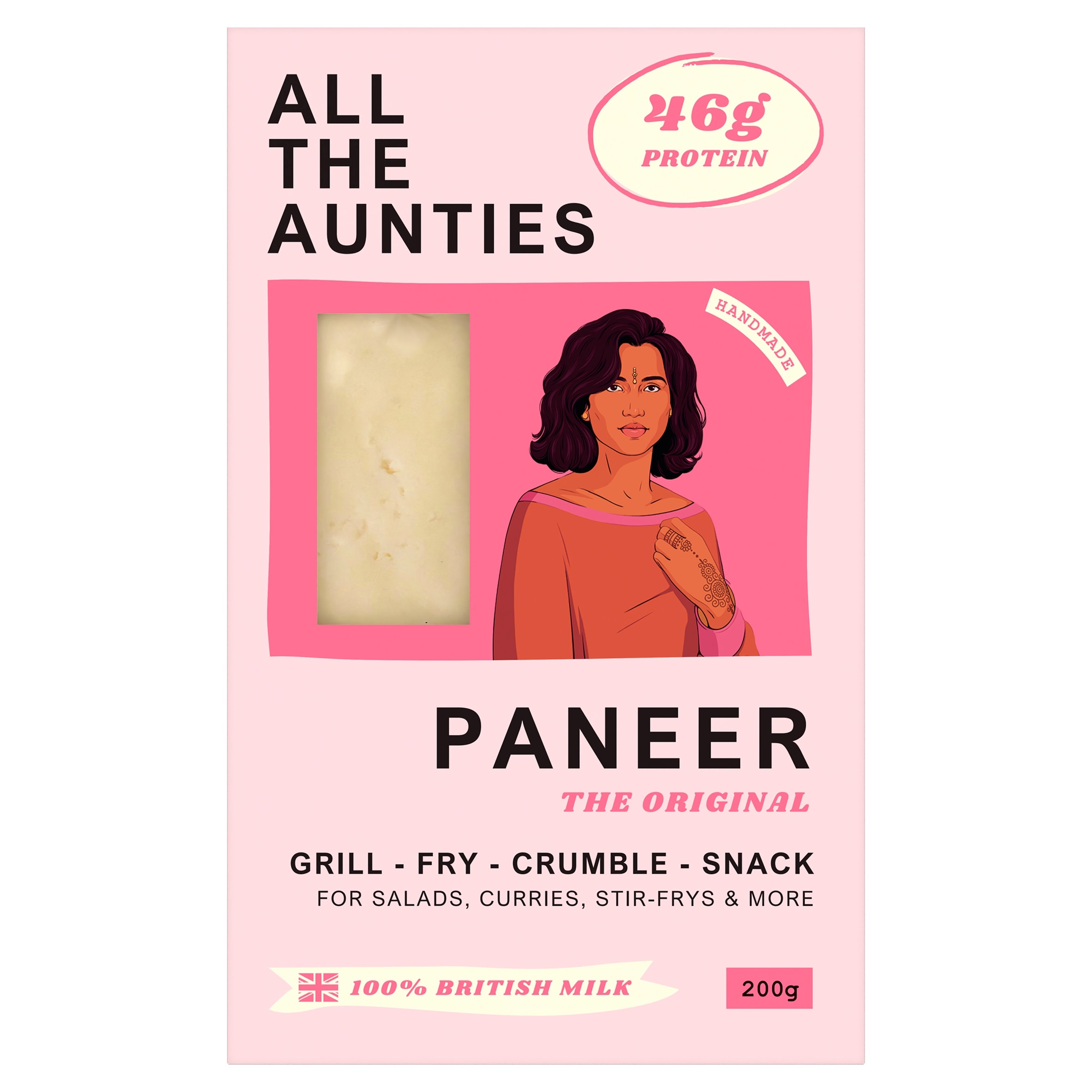 All The Aunties Original Plain Paneer 200g