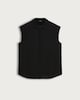 image 5 of F&F Collared Sleeveless Shirt in Black