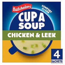 Batchelors Cup A Soup Chicken & Leek 4 Pack 86G