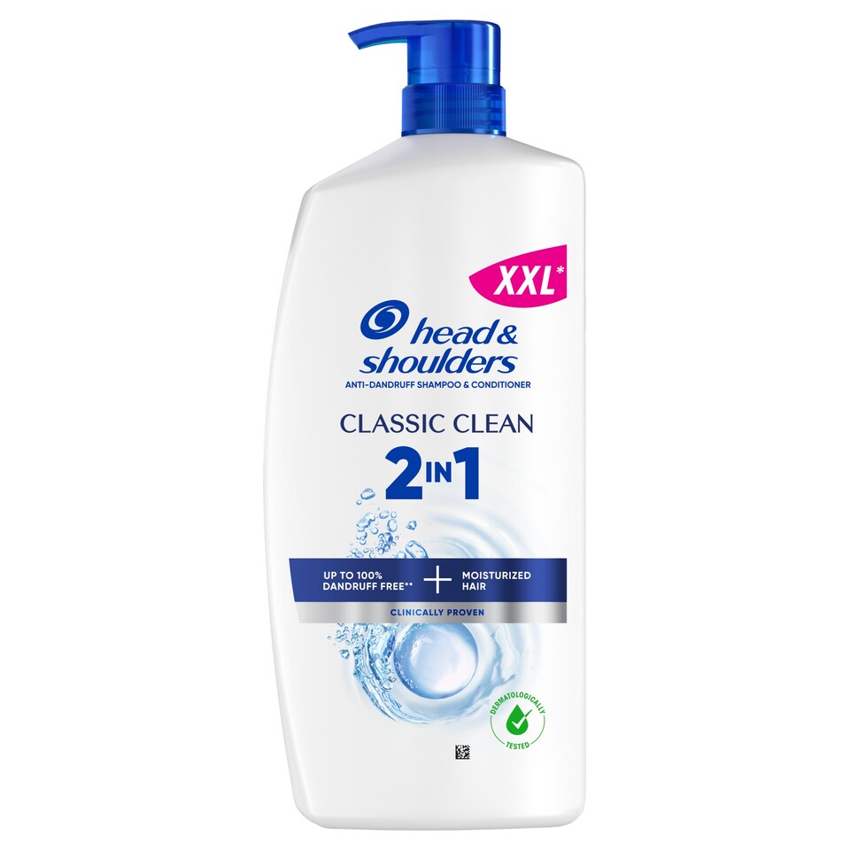 obrázok 1 z Head & Shoulders Classic Clean 2 v 1 Šampón a Kondicionér Proti Lupinám 800ml Dávkovač Bez Lupín