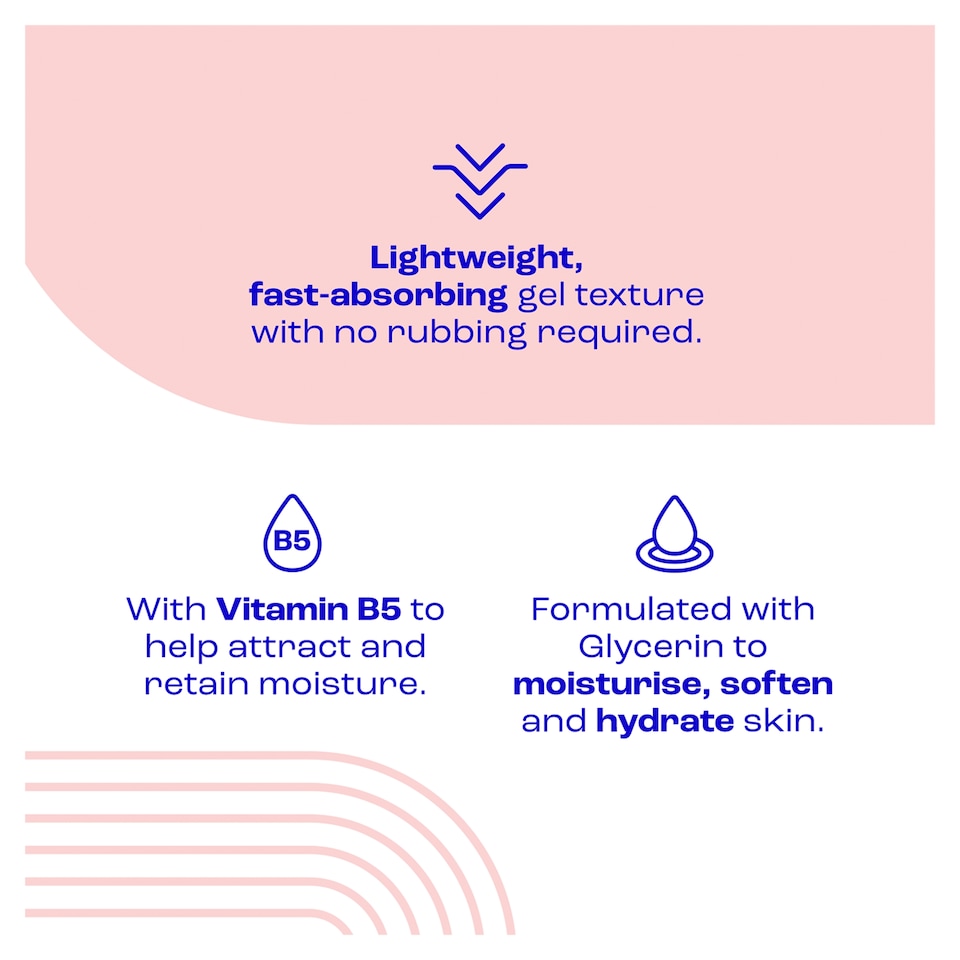 image 1 of E45 Itch Relief Gel Moisturiser for Irritated & Dry Skin 100ml