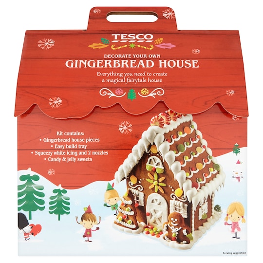 Tesco Decorate Your Own G/bread House 800g