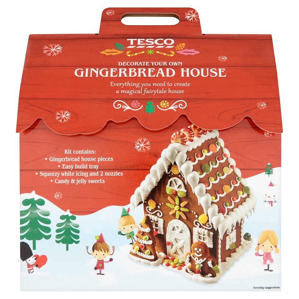 Tesco Decorate Your Own G/Breadhouse 800G