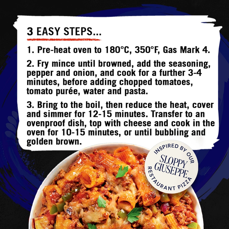 image 1 of Schwartz Pizza Express Pasta Bake - Spicy Beef & Pepper 30g