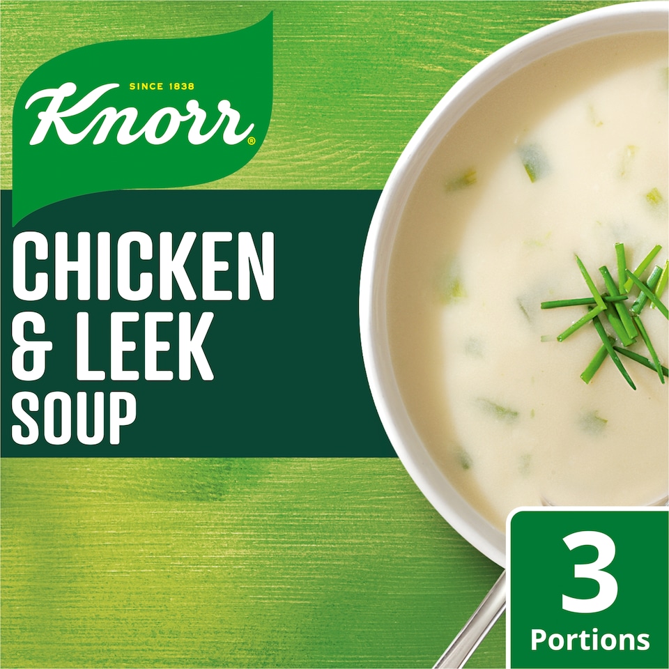 Knorr Chicken & Leek Soup 3 portions 50g