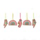 image 2 of Paperchase Neon Christmas 5 Pack Gift Tags