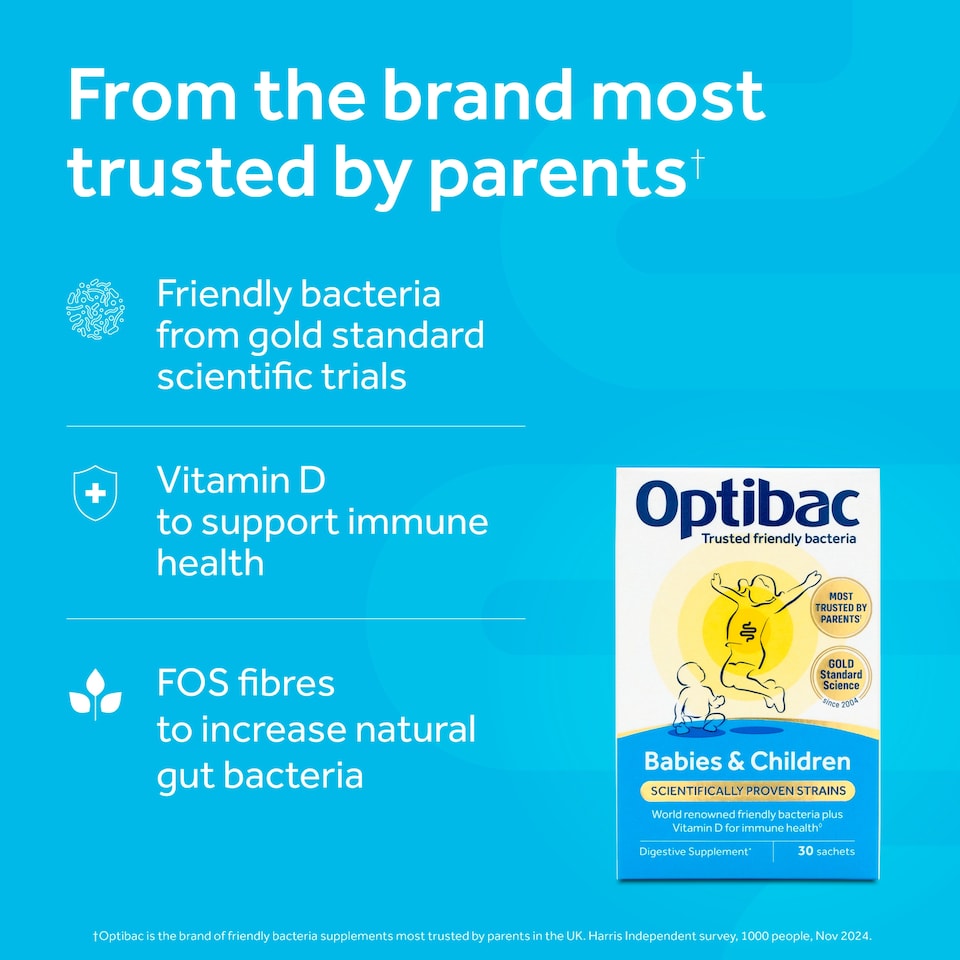 image 1 of Optibac Probiotics Babies & Children - 10 Sachets