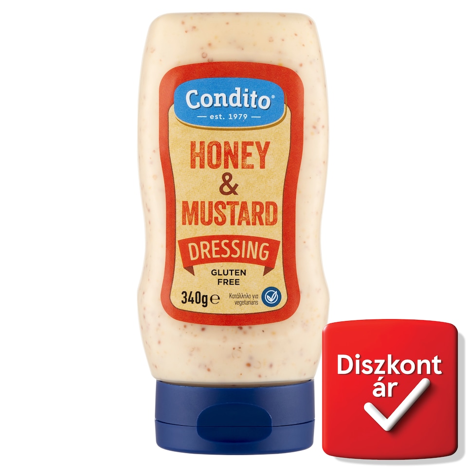 Condito gluténmentes mézes-mustáros öntet 340 g  1. kép