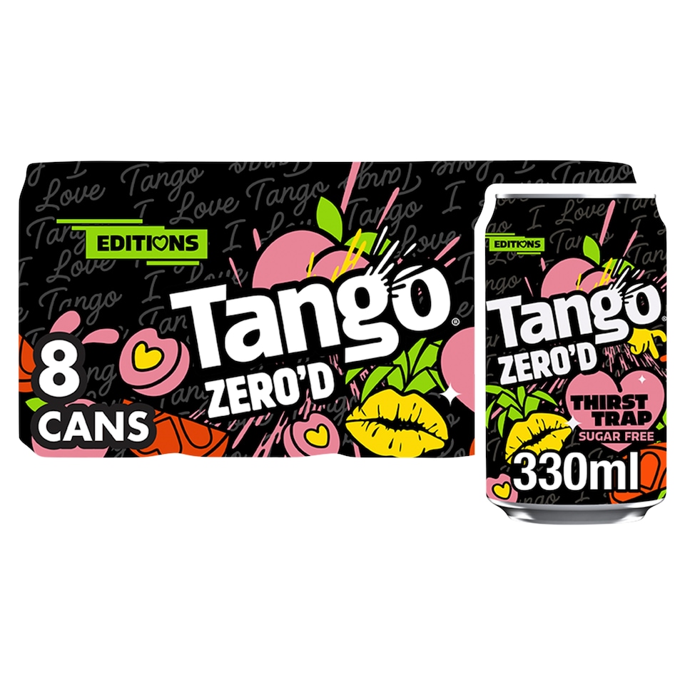 image 1 of Tango Zero'd Thirst Trap Sugar Free 8 x 330ml