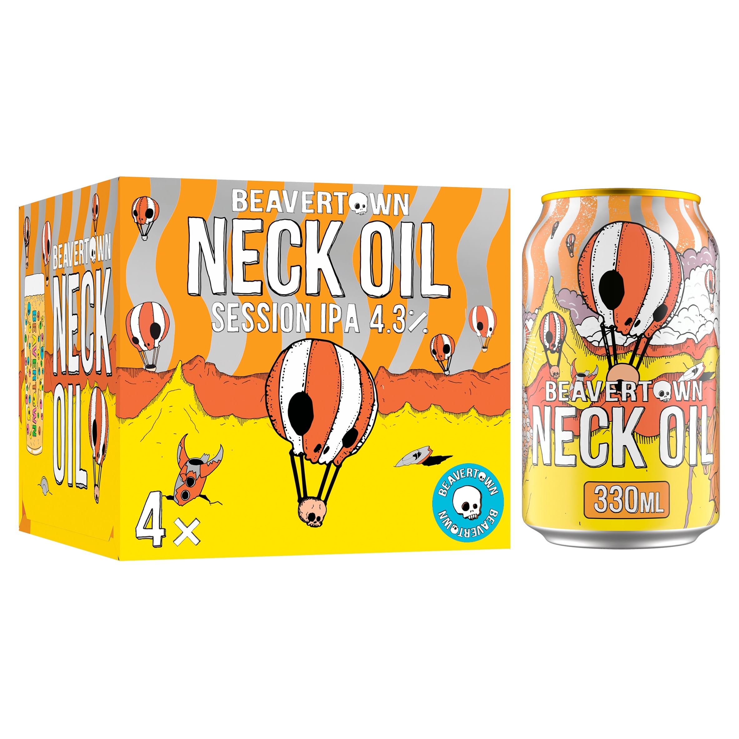 Beavertown Neck Oil Session Ipa 4X330ml