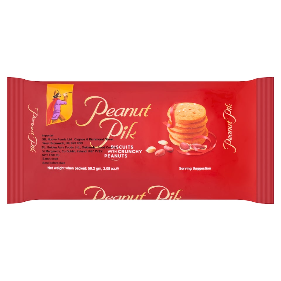 EBM  Peanut Pik Biscuits 59.2g