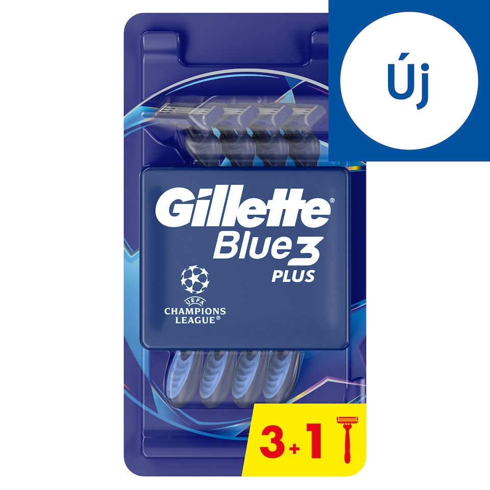 Gillette Blue3 Plus Comfort, Eldobható Borotva Férfiaknak, 4 Darabos Kiszerelés  1. kép