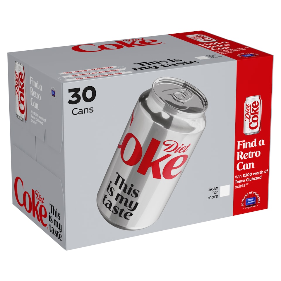 image 1 of Diet Coke 30 x 330ml
