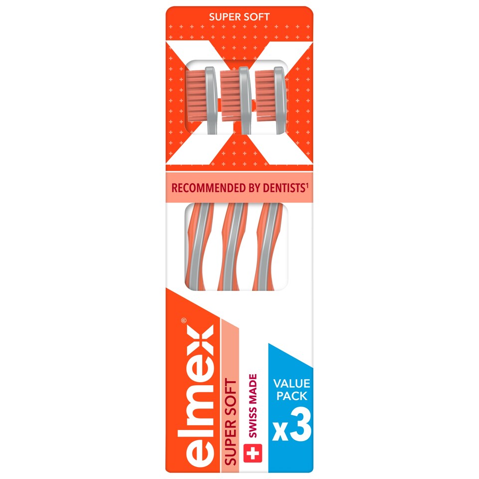 Obrázek 1 pro produkt elmex® Super Soft zubní kartáček 3ks