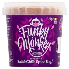 Funky Monkey Salt & Chilli Spice Bag Mix 120g