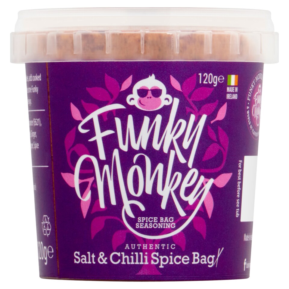 Funky Monkey Salt & Chilli Spice Bag Mix 120g