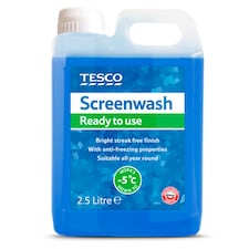 Tesco Screenwash Ready To Use 2.5L