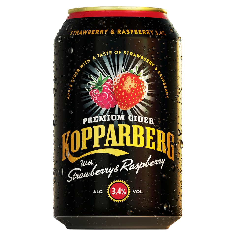 Kopparberg Strawberry & Raspberry Premium Cider 330ml