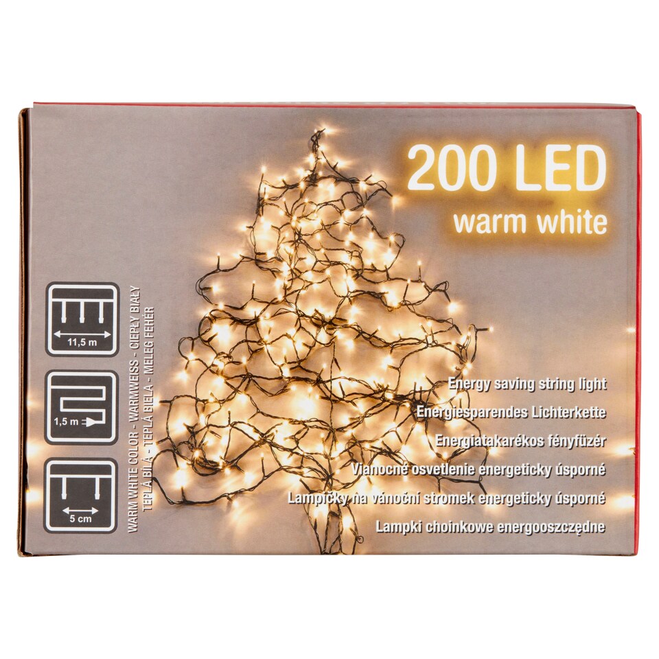Snow Meister SM2456 200 LED Christmas Tree Lamps Energy Saving 11.5m