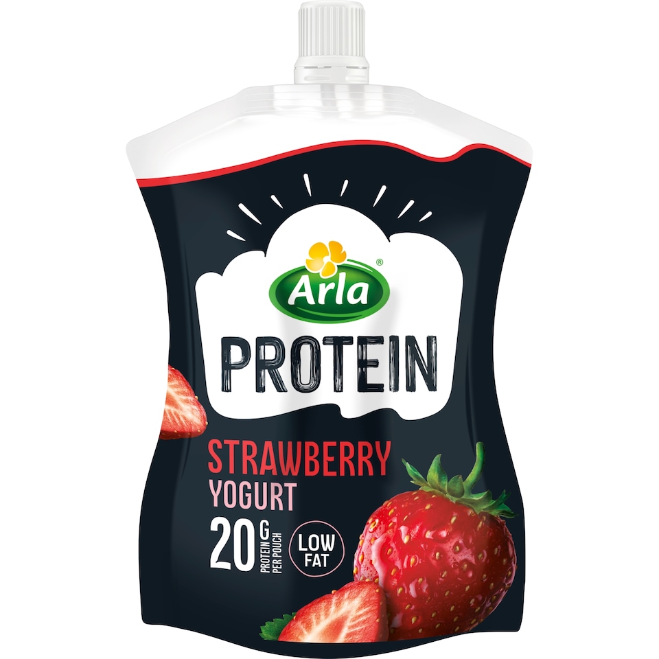 image 1 of Arla Protein Strawberry Yogurt Pouch 200g