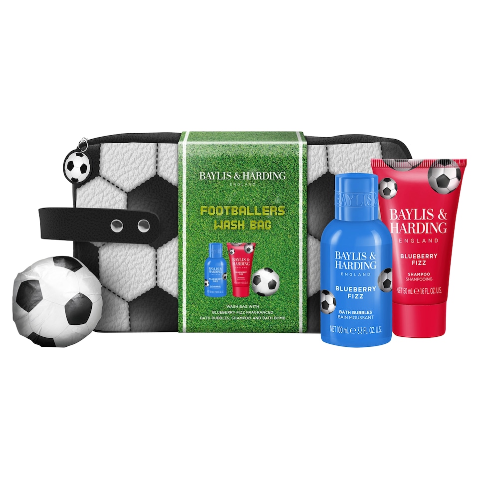 image 1 of Baylis & Harding Football Stars Wash Bag Gift Set