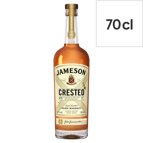 Crested Irish Whiskey 70Cl Tesco Groceries
