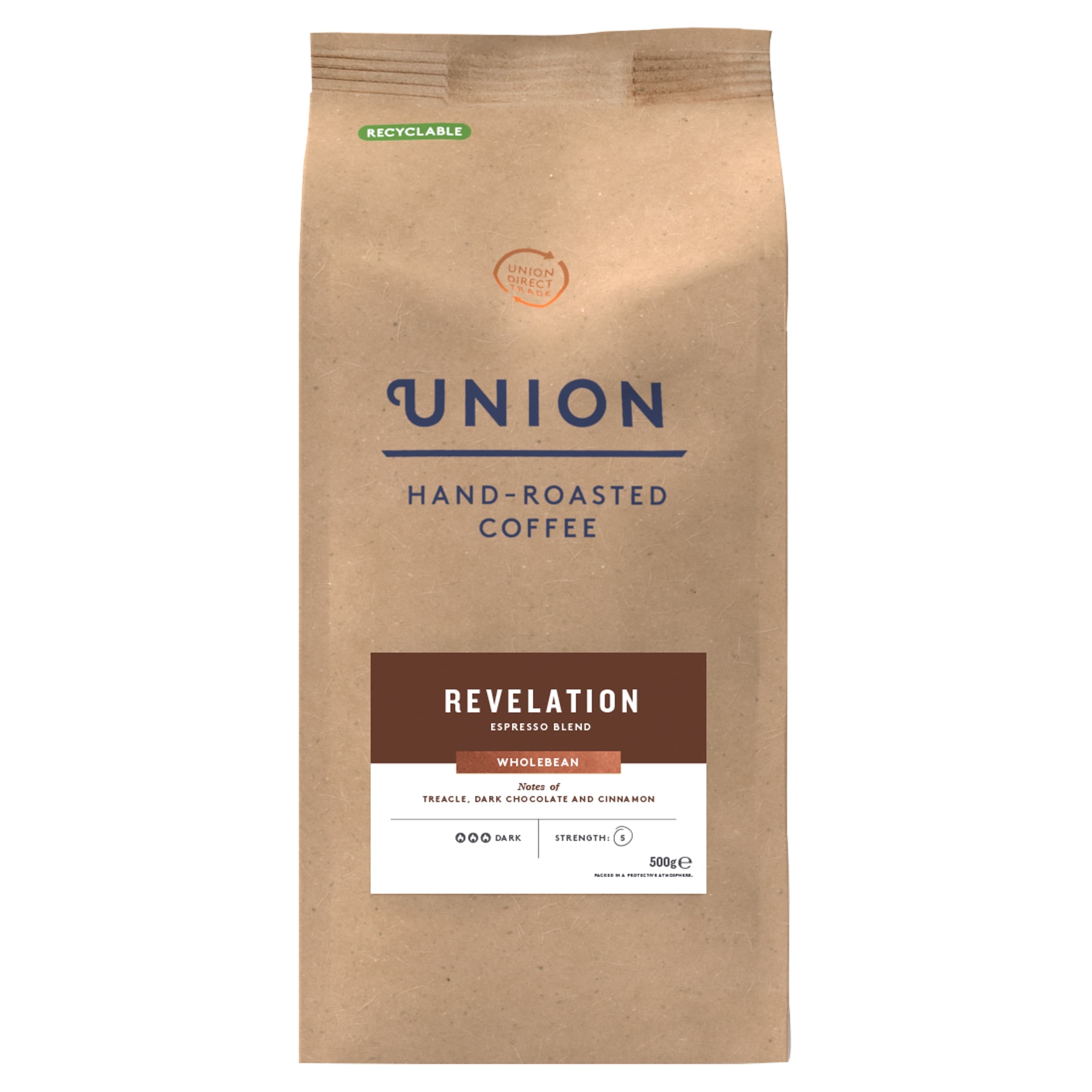 UNION REVELATION ESPRESSO WHOLEBEAN 500G