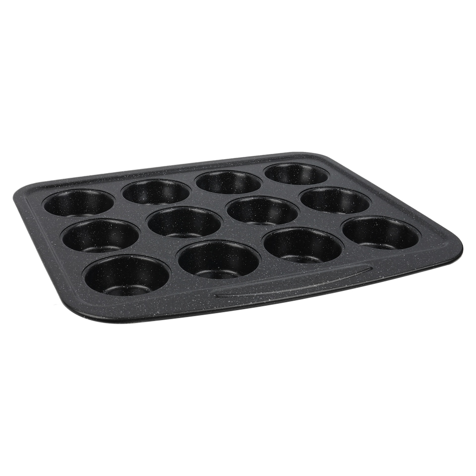 image 1 of Go Cook Marble 12 Cup Muffin Tray