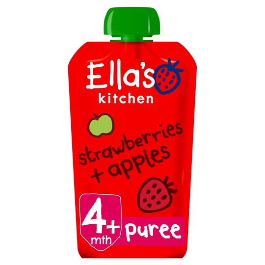 Ella S Kitchen Strawberries Plus Apples 120g Tesco Groceries