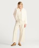 image 2 of The F&F Edit Ribbed Collar Buttoned Jacket in Cream