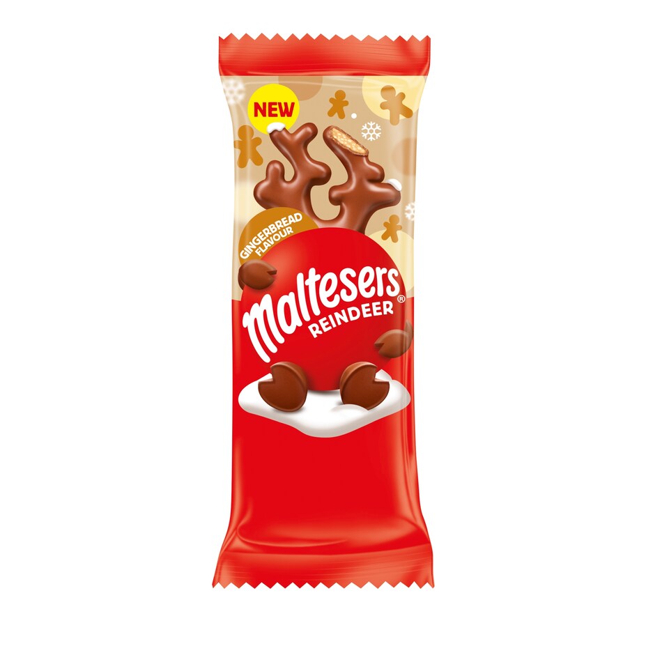Maltesers Milk Chocolate Gingerbread Reindeer 29g