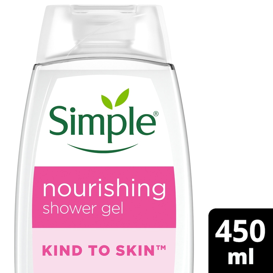 image 1 of Simple Nourishing Kind To Skin Shower Cream Body Wash 450ml