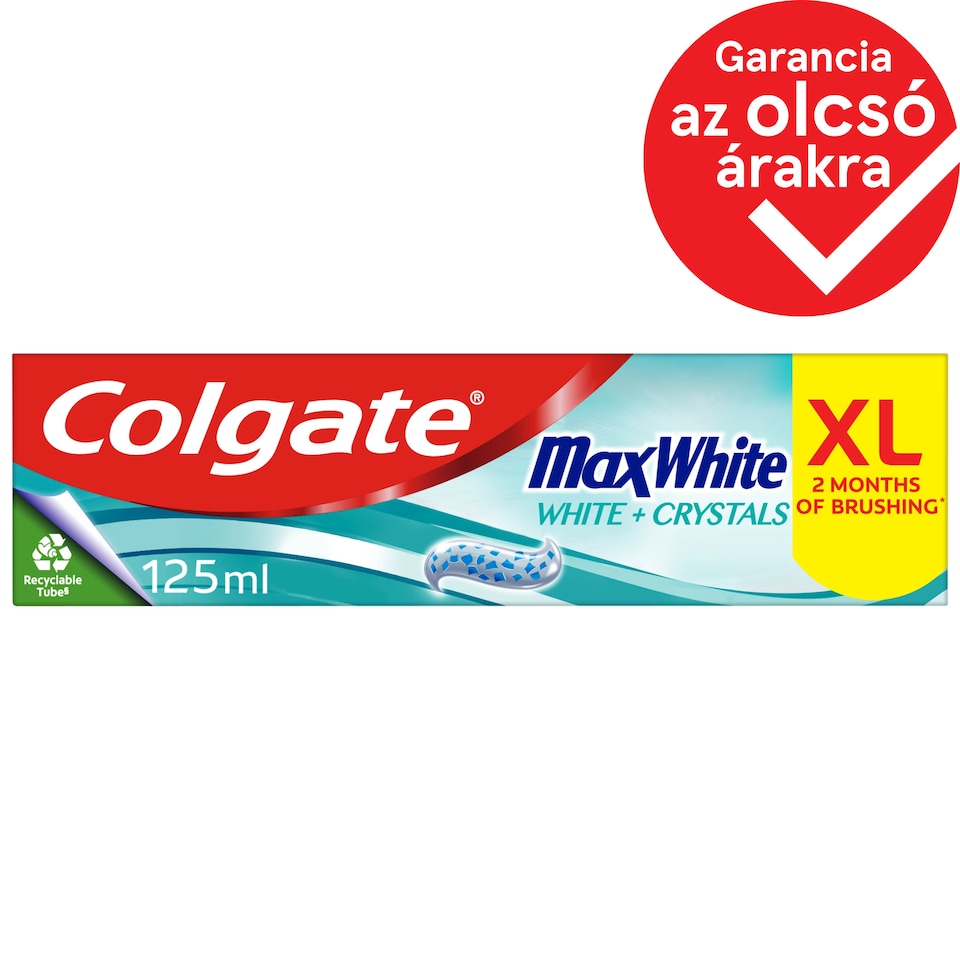 Colgate Max White White Crystals fogfehérítő fogkrém 125 ml 1. kép