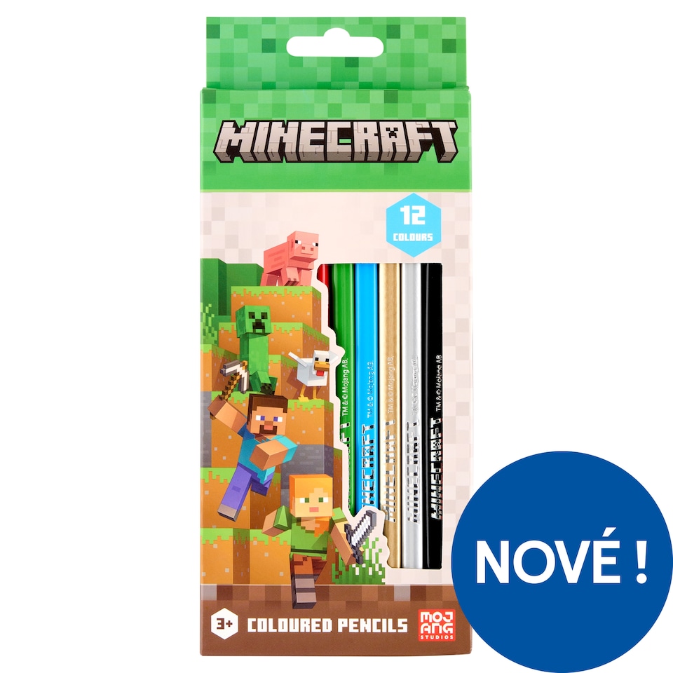 Minecraft Pastelky 12 ks