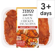 Tesco Cajun Chicken Escalopes 350g