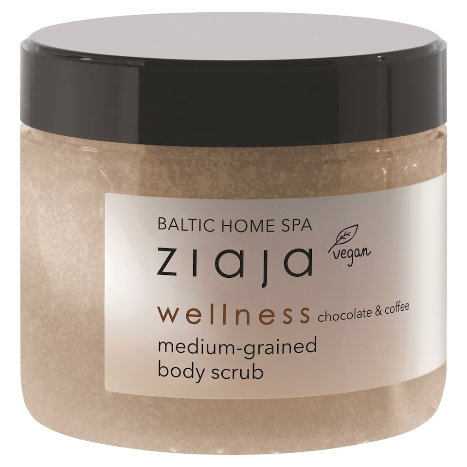 ZIAJA BALTIC HOME SPA WELLNESS CHOCOLATE & COFFEE MEDIUM GRAINED BODY SCRUB 300ML