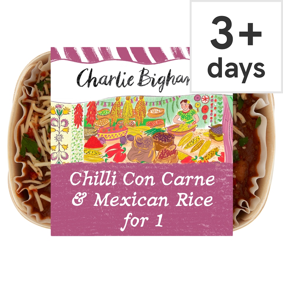 Charlie Bigham's Chilli Con Carne & Mexican Rice 420g
