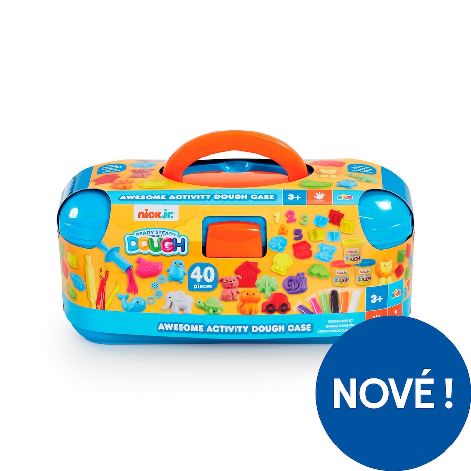Obrázek 1 pro produkt Addo Nick Jr. Awesome Activity sada modelín v kufříku
