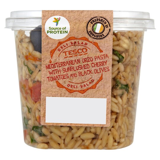 Tesco Mediterranean Orzo Pasta 220G Tesco Groceries